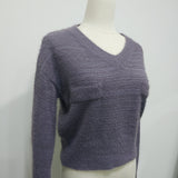 T1032 Crop knitted top