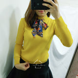 T1038 California knitted top with ribbon
