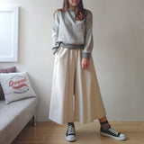 P3016 Wide leg relaxed pants