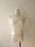 T1019 Knit Vest with tied back