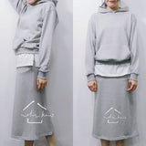 S1001 Relaxed Hoodie & Skirt Set