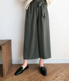 P3002 Tie Wide leg pants